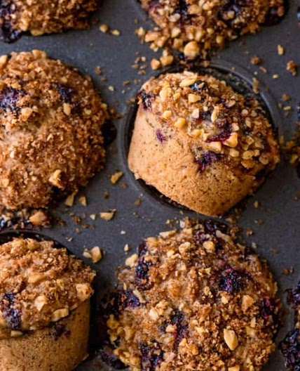 Vegan  Blueberry Muffins (195)