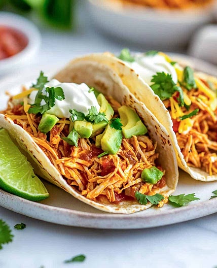 Crockpot Chicken Tacos