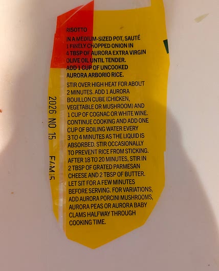 Aurora Risotto Recipe