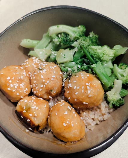 Honey Garlic Chicken Meatballs