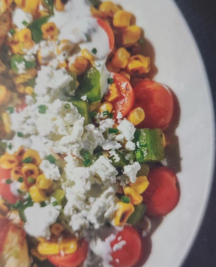 Mexican style street corn salad