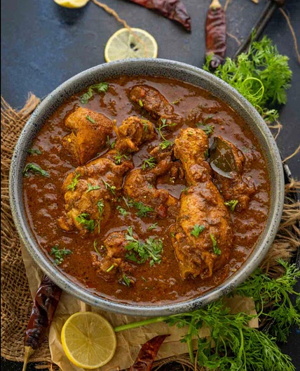 Chicken Chettinad [ SPICY SOUTH INDIAN CHICKEN CURRY ]