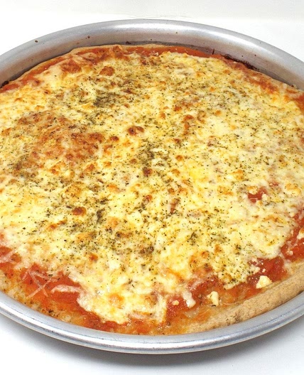 Three Cheese Deep Dish Pizza