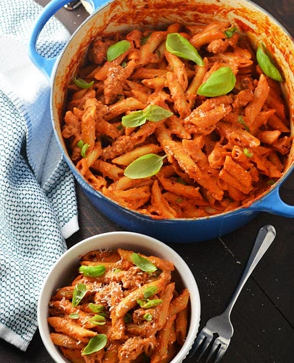 Sausage Rigatoni alla Vodka