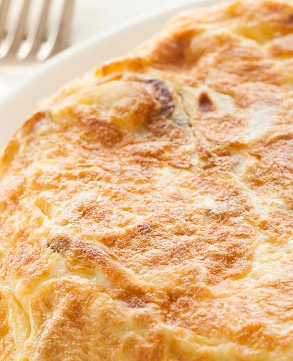 Tortilla aux pommes de terre et poulet