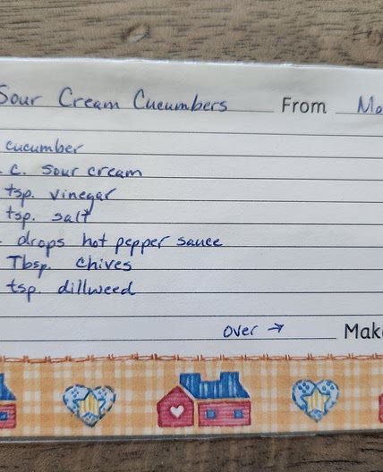 Vegan Tofu Sour Cream Cucumbers