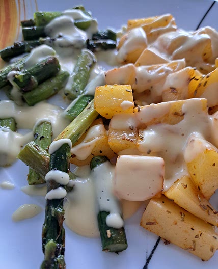 Kartoffeln mit Spargel