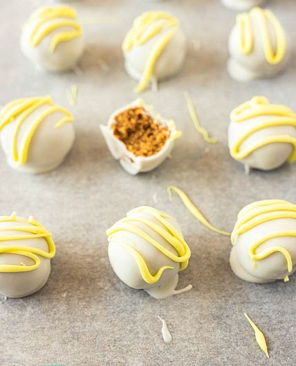 Gluten Free Lemon Oreo Truffles (Dairy Free)