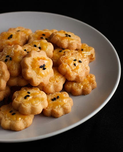 Salted Egg Yolk Cookies
