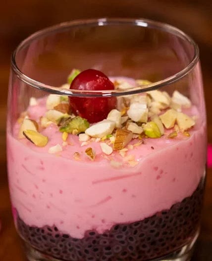Falooda Custard Pudding