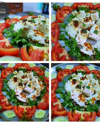 फलाहारी पनीर सलाद (falahari paneer salad recipe in Hindi)