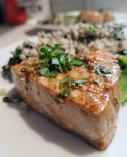 Marinated Air Fryer Tuna Steaks