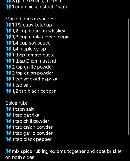 Maple Bourbon Brisket