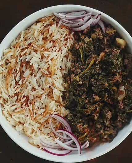 Spinach stew 