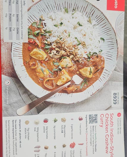 Sound Indian-Style chicken cashew curry