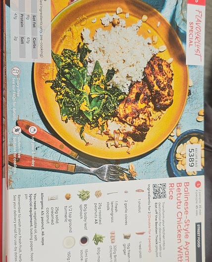 Balinese-style Adam betutu chicken with rice