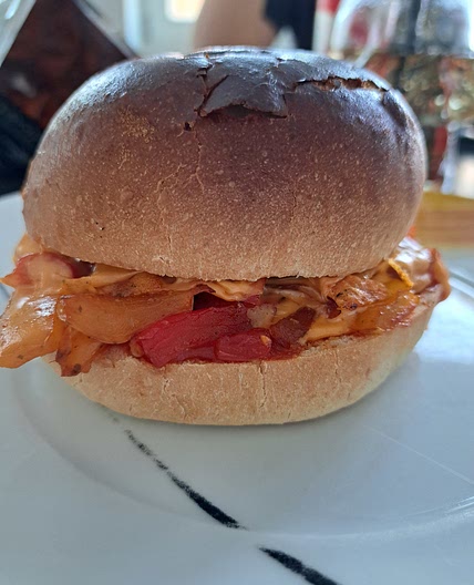 Chicken Fajita Burger