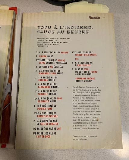 Tofu au beurre de Joël Legendre