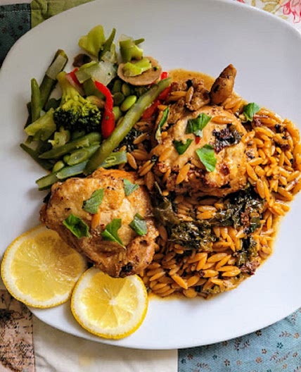 Lemon Chicken Orzo