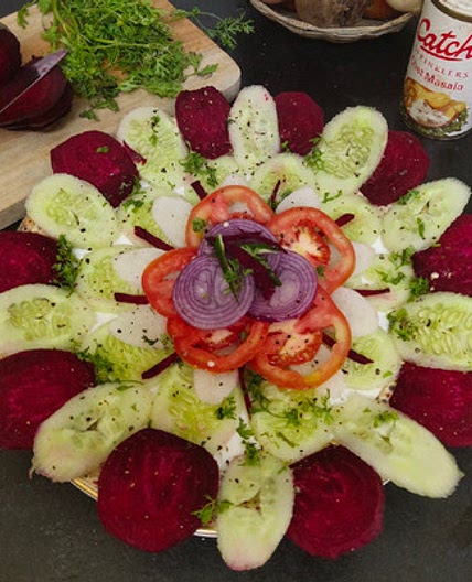वेजी सलाद (vegies salad recipe in hindi)