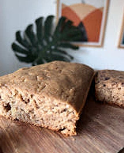 Budín de banana