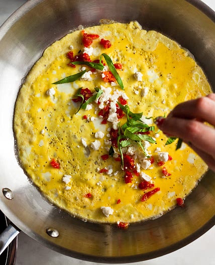 Sun-dried Tomato Omelet