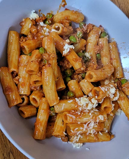 Chipotle beef & Pork Pasta