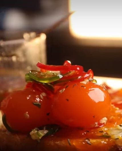 Hot Honey-Cured Egg Yolks