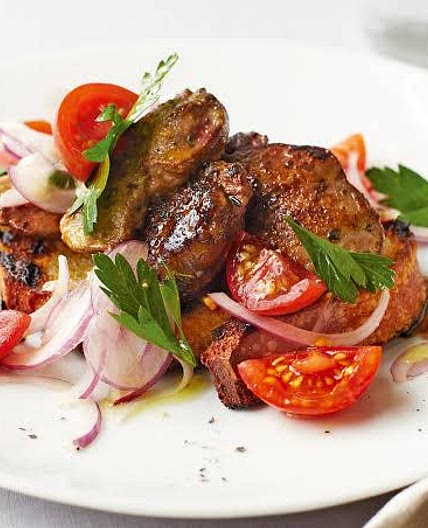 Spicy Tomato Chicken Livers