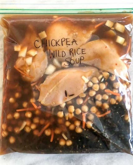 CHICKEN CHICKPEA WILD RICE SOUP