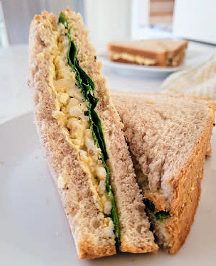 Cottage Cheese Egg Salad Sandwich
