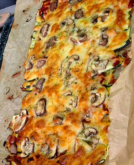 Courgette Pizza