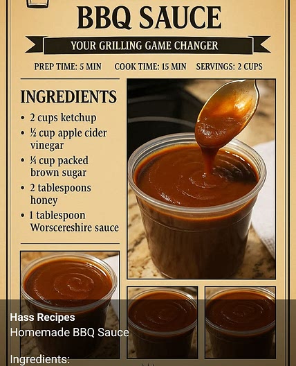 Homemade BBQ Sauce Recipe