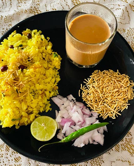 आलू पोहा (aloo poha recipe in Hindi)