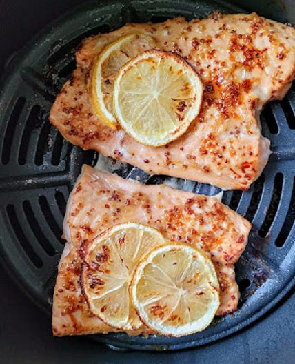 Honey Mustard Air Fryer Salmon