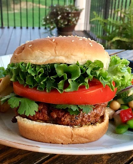 Ground Chuck and Chorizo Burgers with Chipotle Mayonnaise