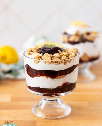 Easy Blackberry Lemon Cookie Trifle (Gluten Free & Dairy Free)