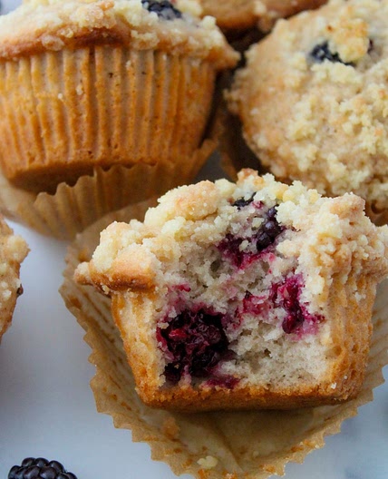Vegan Blackberry Muffins