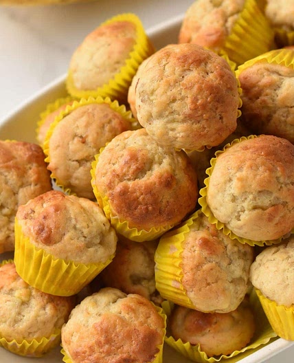 Mini Banana Muffins