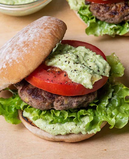 Avocado Burger Recipe