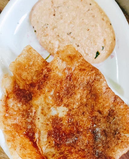 बचे हुए चावल का दोसा (Bche hue chawal ka dosa recipe in hindi)