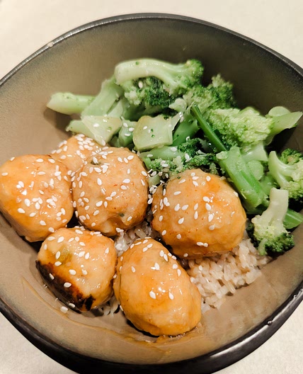 Honey Garlic Chicken Meatballs