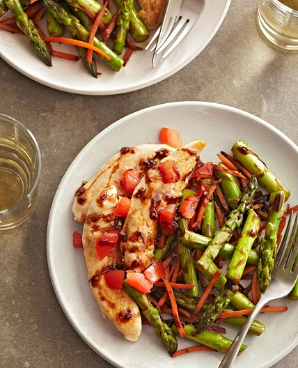 Healthy Balsamic Chicken and Vegetables