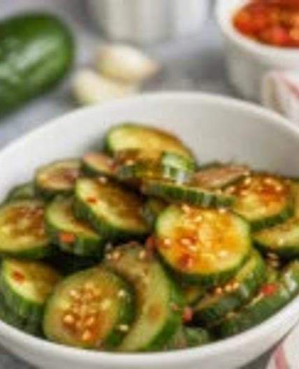 Spicy Korean Cucumber Salad