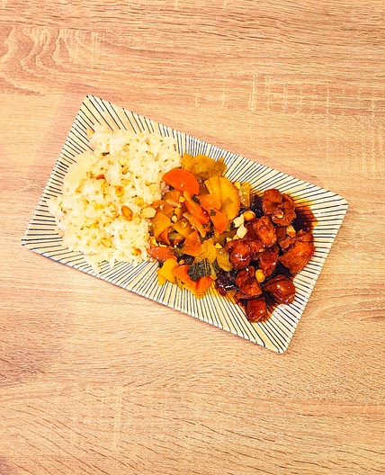 Poulet en sauce soja sucrée