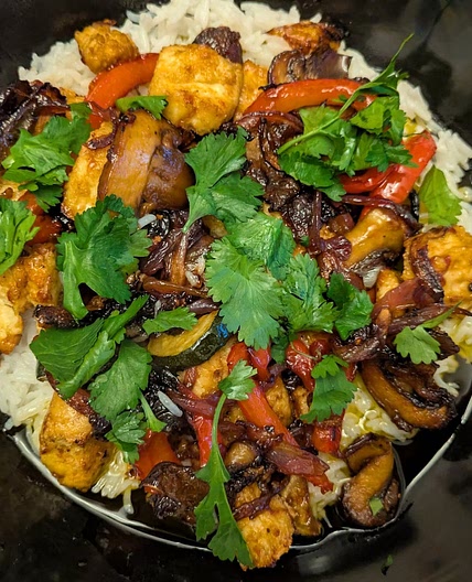 Roasted Veg Stir Fry
