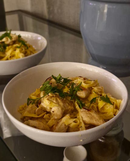 Spicy Chicken Alfredo with a Kick