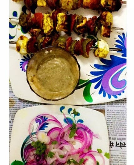 पनीर टिक्का (paneer tikka recipe in Hindi)