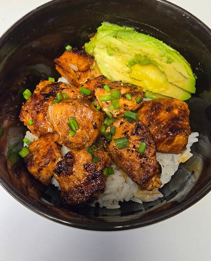 Honey Sesame Salmon Bowl