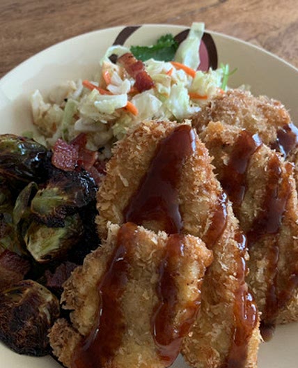 Japanese Hito-kuchi Katsu (mini deep fried pork cutlets)